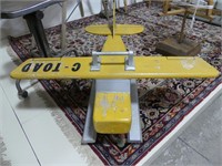 VINTAGE HAND PAINTED AIRPLANE ROCKER