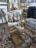 ANTIQUE PINE WOOL WINDER