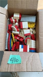 Smaller box of vintage Legos