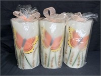 New in Wrap 3 Pier One Flameless LED Candles