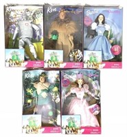 (5) Barbie Wizard Of Oz Dolls