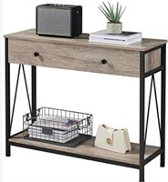 Yaheetech Console Table With Large Drawer And