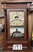 Seth Thomas Reverse Painted Clock