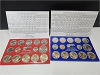 2008 Denver Phili UNC Mint Coin Sets