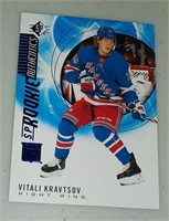 Vitali Kravtsov SP Rookie Authentics #137 Blue