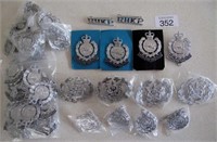 Royal Hong Kong Police cap/beret badges