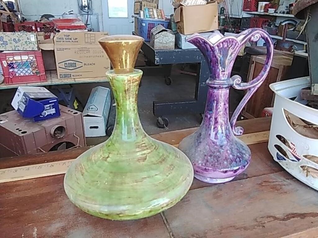 2 Unique Vases
