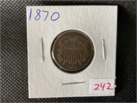 1872 two cent piece