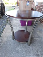 Retro Look Round End Table - pick up only