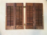Wood shutters