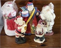 Santa Claus Tree Toppers & Figures