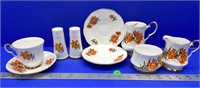 Assorted Prairie Lily China pieces