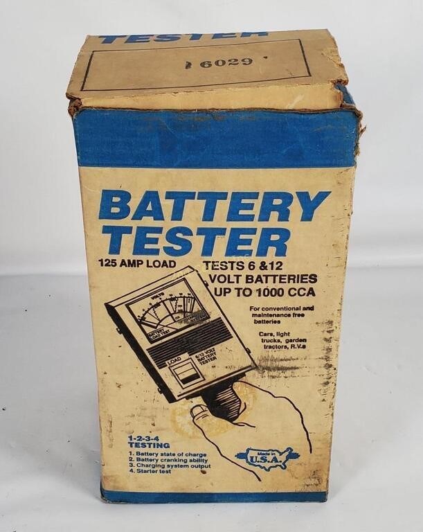 6 & 12 Volt Battery Tester