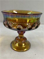 Vintage Indiana Glass Amber Carnival Glass