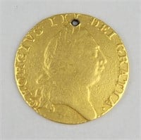 1788 Gold British Guinea Coin.
