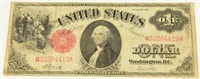 1917 $1.00 large red note
