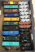 25 HO Train Cars-Tyco & others