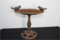 9" Cast Iron Bird Bath