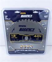 NEW Irwin Marathon 12" 40T Saw Blade