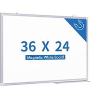 Magnetic Dry Erase White Board 36 X 24"