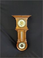 Vtg Hopwood & Sons Jewelers Wall Clock/Barometer/