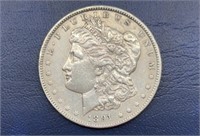 1891 US Morgan Silver Dollar