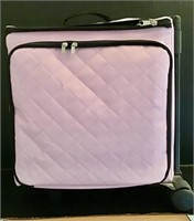 NEW ORCHID ROLLING TRAVEL CASE FOR SEWING MACHINE