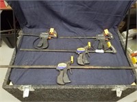 2 Vise grip Quick Grip bar clamps 36in and 24 in