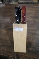 Knife Block With Assorted Knives