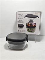 BENTGO GLASS ALL IN ONE SALAD CONTAINER-LIKE NEW