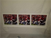 Lot of 3 Signed Daniel Moore "The Last Pass" Print