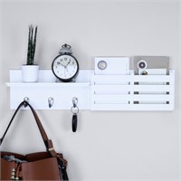 Ballucci Mail Holder and Coat Key Rack Entryway We