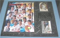 2003 Boston Red Sox team all star plaque