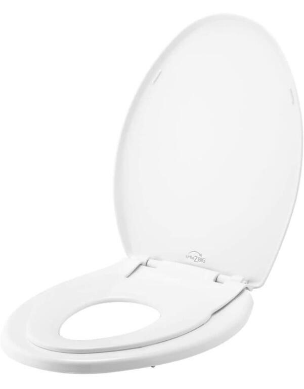 BEMIS LITTLE2BIG TOILET SEAT WITH BUILT-IN POTTY