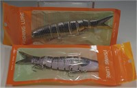 2pc 7 JOINTED SEGMENT REALISTIC LURE REALISTIC 5"