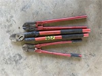 3pc Bolt Cutters and Loppers