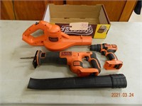 Black & Decker Battery operated tools - no battery