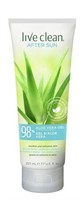 Lot Of 2 Live Clean After Sun Aloe Vera Gel 1