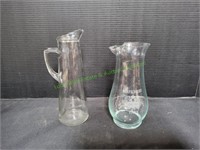10.5" Prohibition Clear Glass Pitcher & More