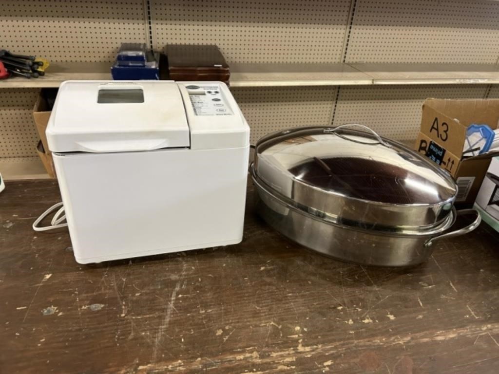 BREAD MAKER-STAINLESS ROASTER