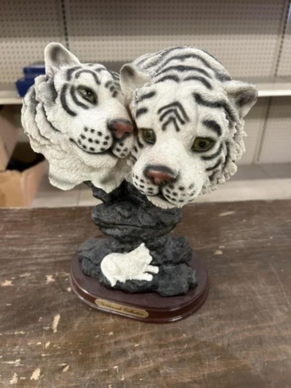 WHITE TIGERS- 10 INCHES TALL