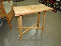 PRIMITIVE HAND MADE WOOD TABLE