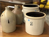 4 Pieces of Stoneware
