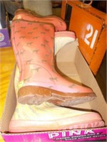 (2) Pair of High Top Rubber Boots - Size 7