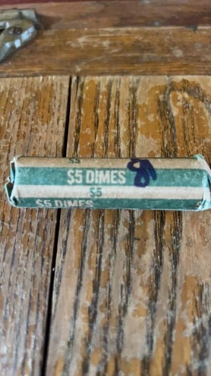 Roll of mixed year 50’s and 60’s Roosevelt dimes