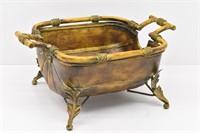 Decorative Metal Basket Tub