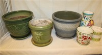 Assort. Ceramic Flower Pots