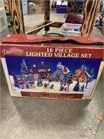 Christmas Lighted Village Set