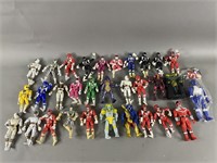 Lrg Lot 8" MMPR & Related Action Figures w/ K/Os