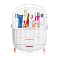 MASSY Egg Shape(Oval) Makeup Storage Box,